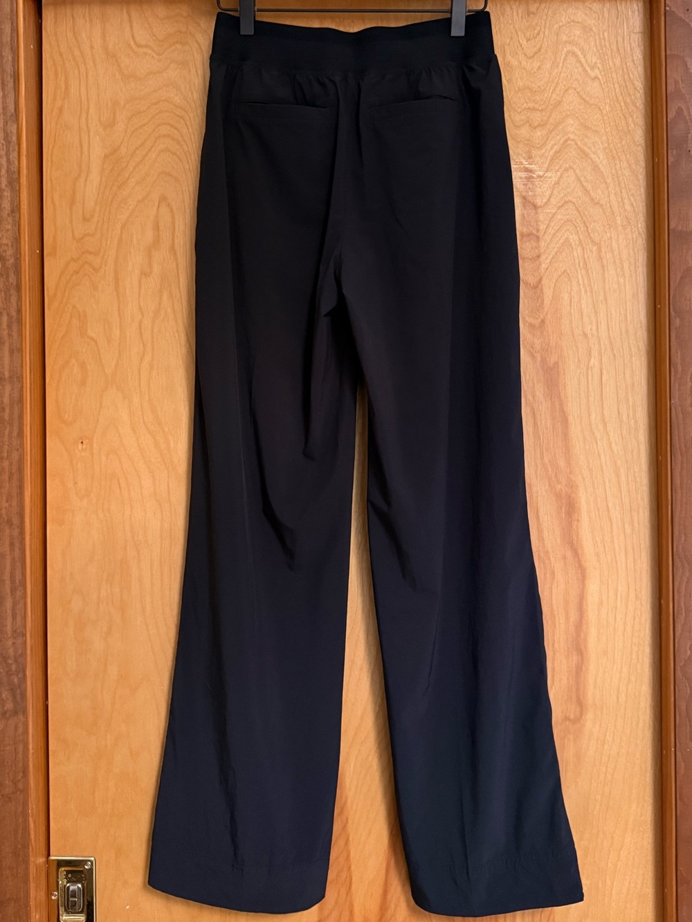 XS Athleta Black Brooklyn Heights High Rise Wide Leg Trouser Versatile Pants - Picture 8 of 8
